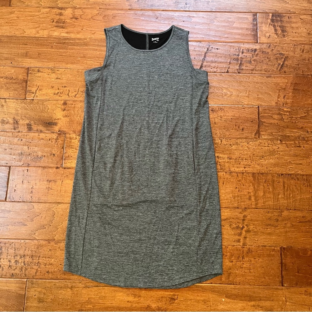 Duluth Trading Co Gray Mini Dress